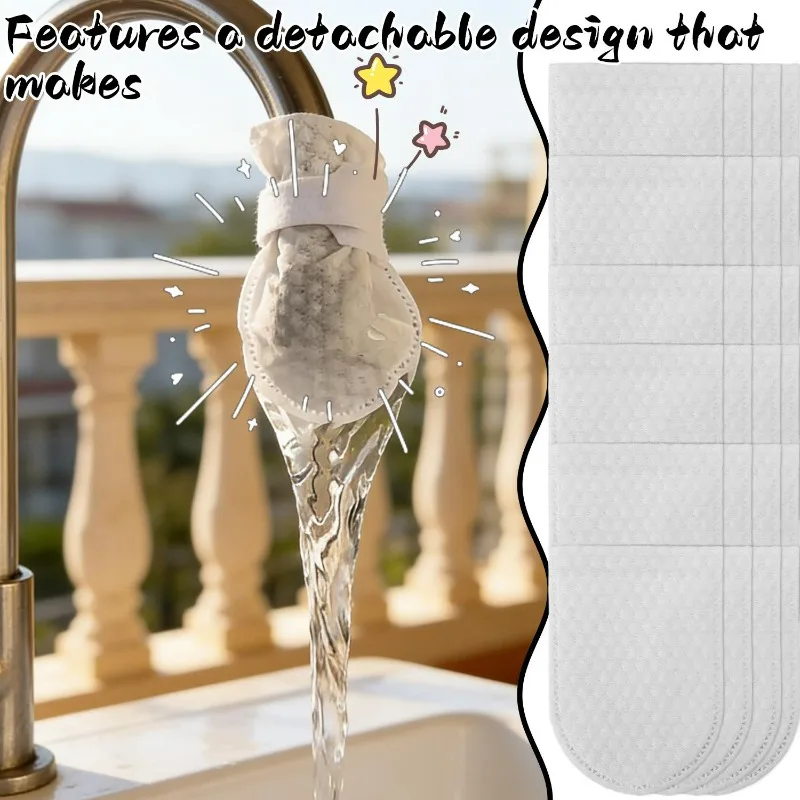 Wholesale Faucet Filter Bag Nylon Mesh Anti Splash Tap Purifier Bag Cover with Straps Kitchen Washable Sediment Filtration Pouch