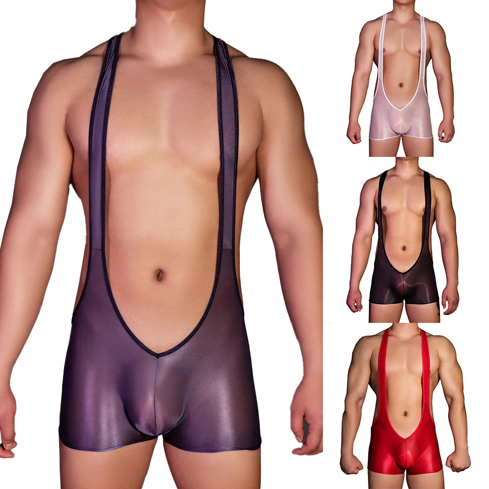 Pakaian dalam modis terpopuler celana dalam cembung U tipis kantong ukuran besar punggung terbuka tembus pandang pria celana dalam Jockstrap