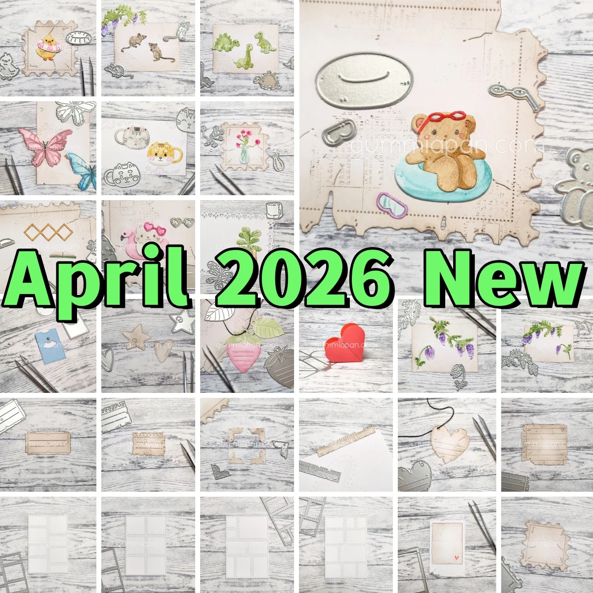 

April 2026 New Cat Dinosaur Toys Mini Metal Cutting Dies for DIY Making Card Scrapbook Embossed Paper Album Supplies Template