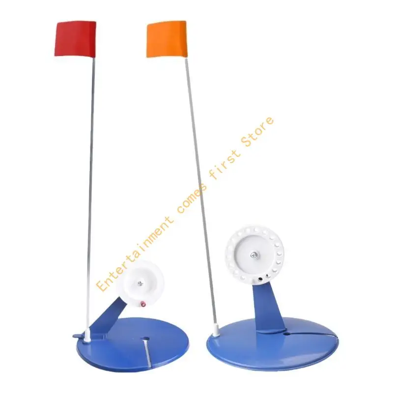 

55KD 6Pcs Outdoor Winter Fishing Rod Ice Fishing Tip Ups Winter Ice Fishing Flags Set