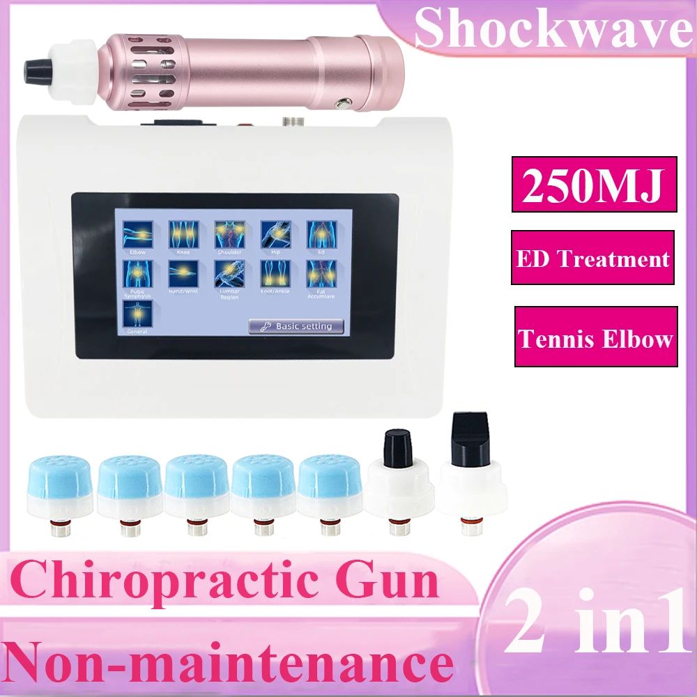 

Shockwave Therapy Machine And Chiropractic Tool 2 In 1 For ED Erectile Dysfunction Tibial Stress Syndrome Relief Pain Massager