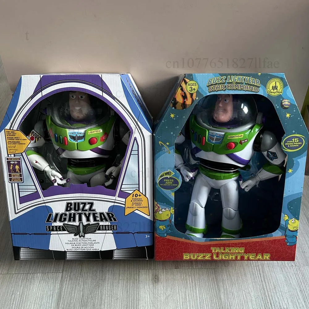 Image of Story 3 4 Sprechende Buzz Actionfiguren Körperpuppen Modellspielzeug Sprachpuppen Actionfiguren Modellspielzeug mit Beweglichen Gelenken Weihnachtsgeschenk