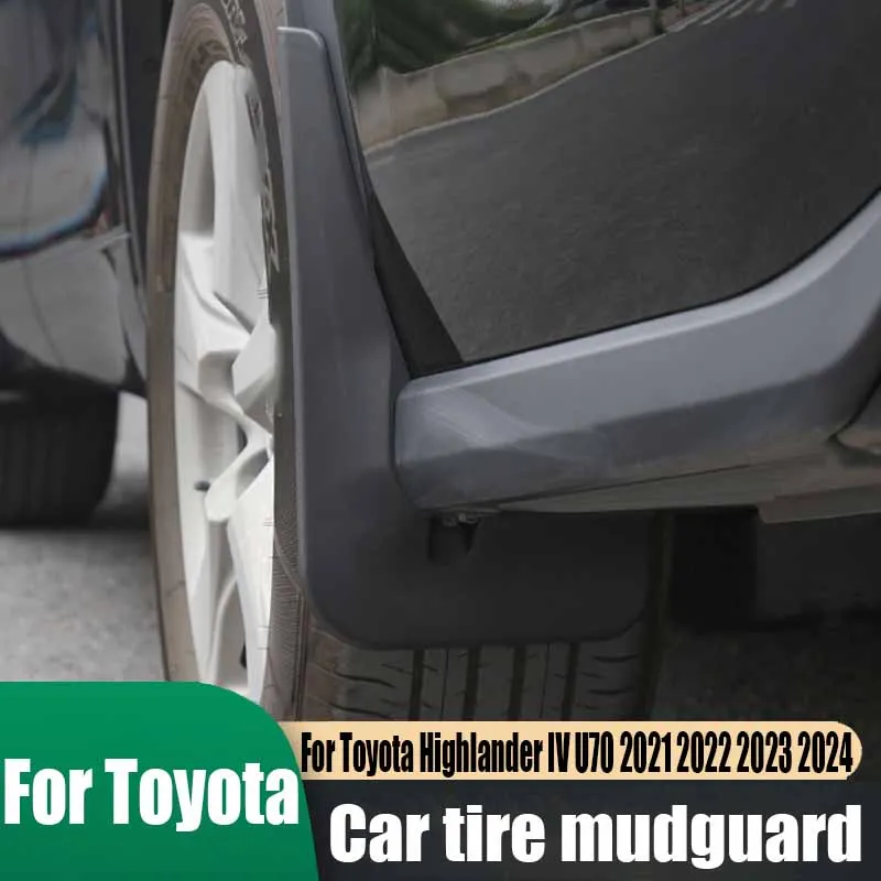 

Для Toyota Highlander IV U70 2021 2022 2023 2024, автомобильные шины, брызговики, товары для наружного украшения автомобиля, износостойкие