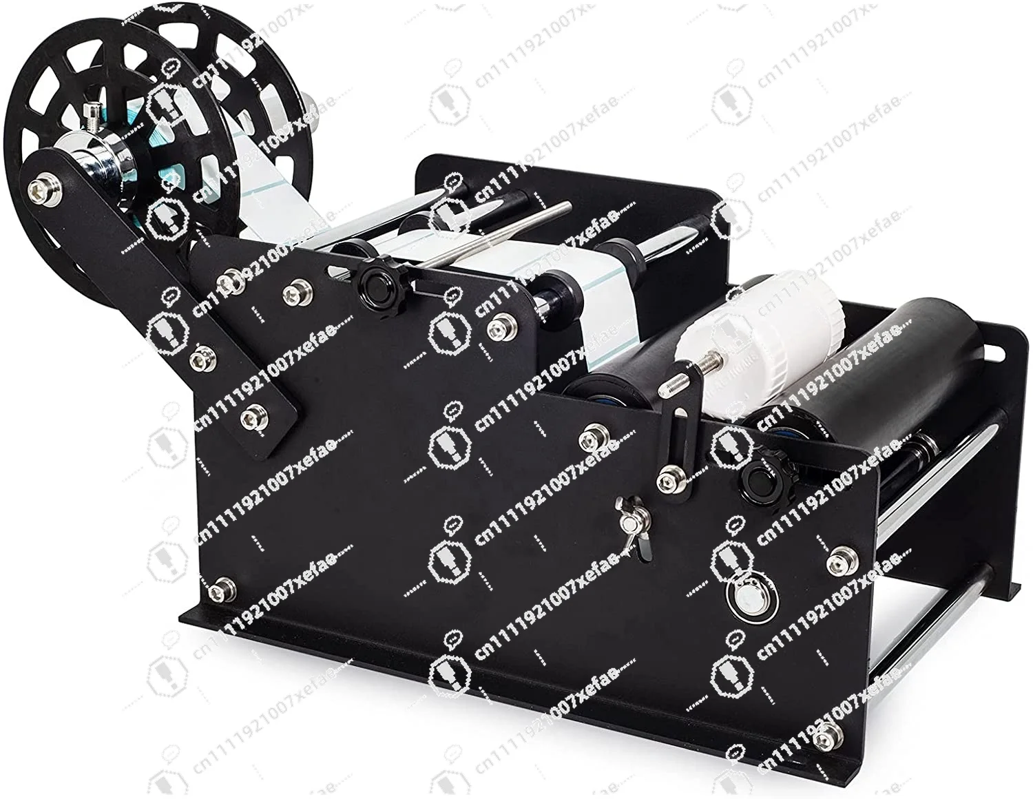 

Manual round labeling machine, bottle label applicator for round bottles