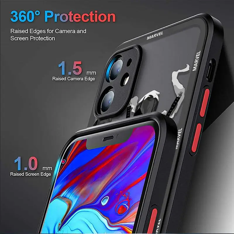 Phone Case for Xiaomi 11 12 13 Ultra 9T 12T POCO X3 X4 NFC X5 M5 Pro Matte Coque Deadpool Marvel