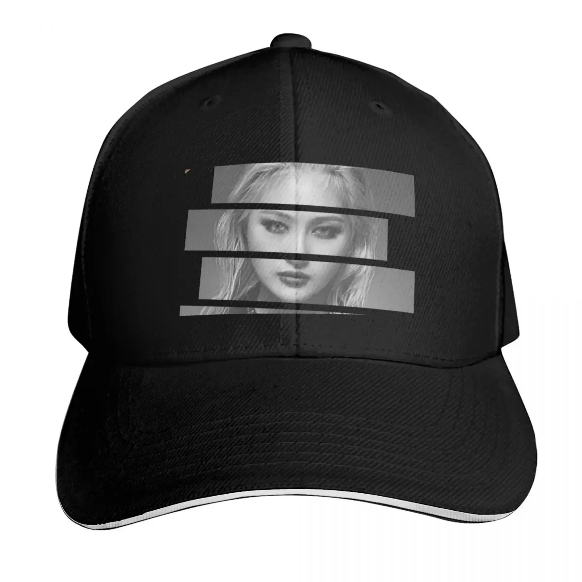 Lee Si Yeon Dreamcatcher Siyeon Korean Kpop Monochrome Stripe Design Baseball Cap Funny hats Christmas Hat Baseball Men Women's