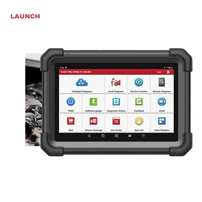 LAUNCH X431 Pro Dyno scanner for car diagnostic tool 8 inch Android tablet newest version for sale