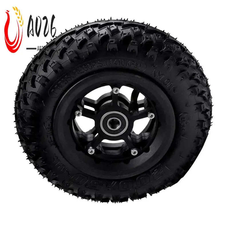 

A026-Front Wheel 8 Inch 200X50 Pneumatic Tires For Electric Skateboard Damping Cross Country Skateboard Tubeless Tyre Parts