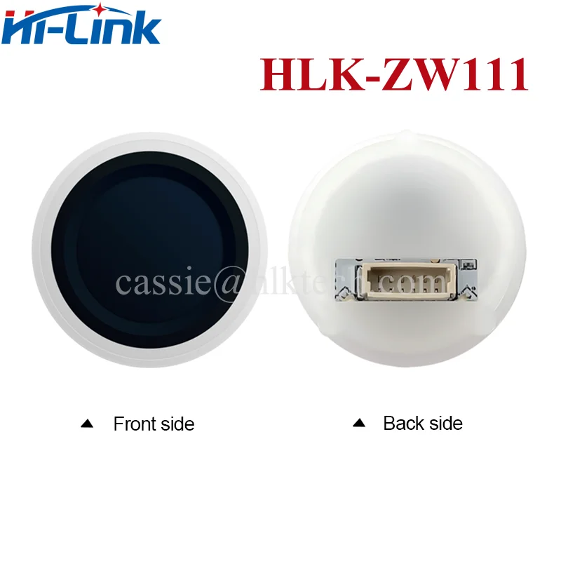 HLK-ZW111 modulo di elaborazione delle impronte digitali a semiconduttore impronta digitale capacitiva con rilevamento delle dita a bassa potenza 40 pezzi Finger ZW111