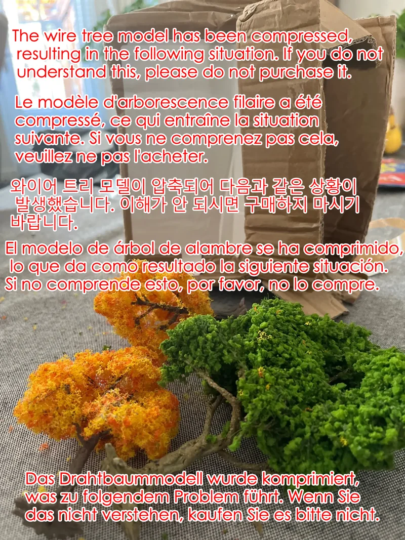 Drzewko druciane symulowane 10 cm, materiał DIY do dekoracji stołu piaskowego, model DIY, zielone drzewko, model kolejowy, układ kolejowy.