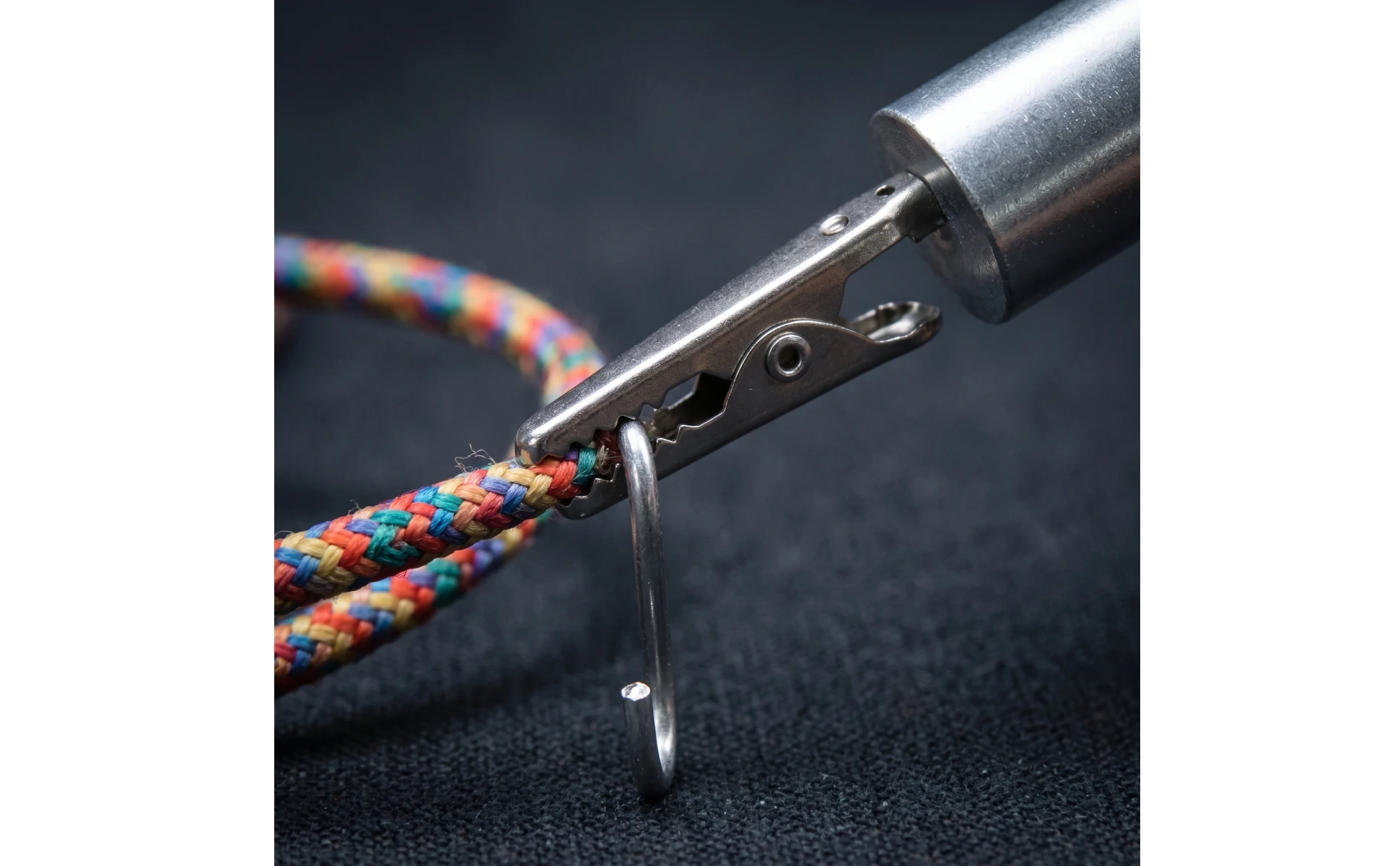 Kumihimo Weight Clamp Serrated Alligator Clip with Weight Weighted Braid Clip Iron Tool Heavy-Duty for Braiders, Cord Weaving Kumihimo Weight Clamp Serrated Alligator Clip with Weight Weighted Braid Clip Iron Tool Heavy-Duty for Braiders, Cord Weaving