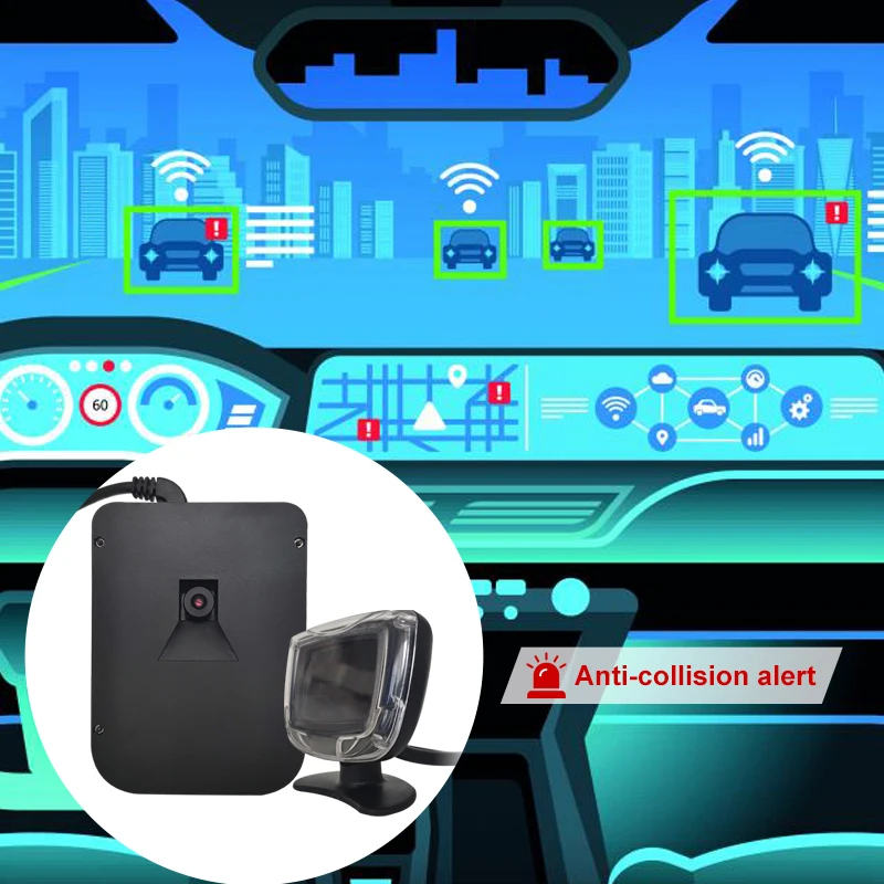 Caredrive ADAS+ 前方衝突警告システム(FCWS)+車線逸脱警報システム(LDWS) 安全運転支援システム