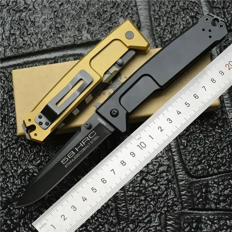 

Extreme Strength Vengeance Folding Blade Outdoor Camping EDC High Hardness Sharp Aluminum Alloy Self Defense Blade