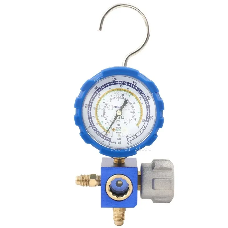 Air Conditioning Refrigerant Pressure Gauge R22 R134A R410A R407C for HVAC Repair