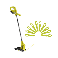 Tools For Ryobi Trimming Head with Plastic Blade RAC155 Plastic Spare Blade Lawn Mower Grass Trimmer Head Cutter Parts