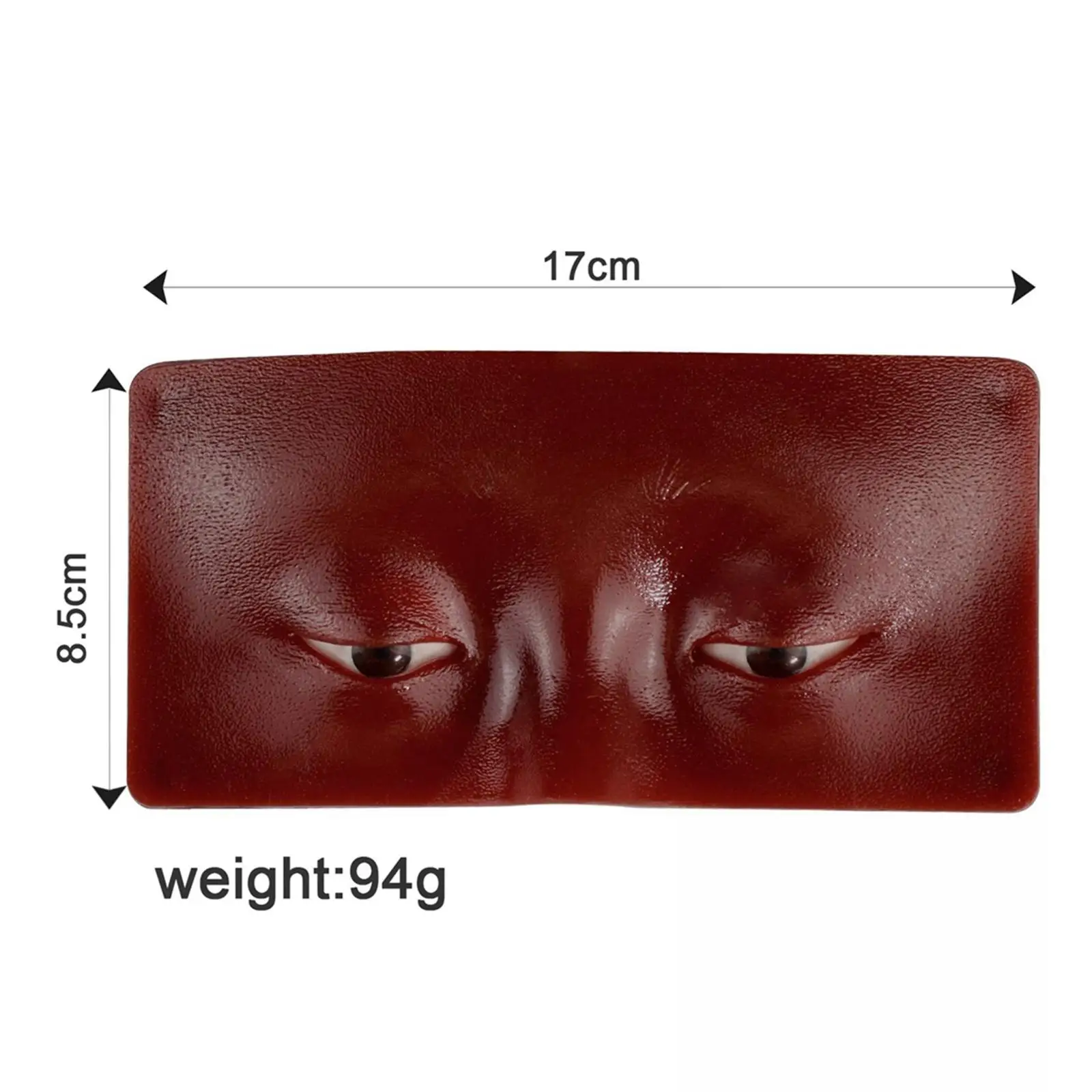 لوحة ممارسة ماكياج العيون للمبتدئين ، تدريب تمديد رموش ، نموذج الوجه ، قطعة واحدة