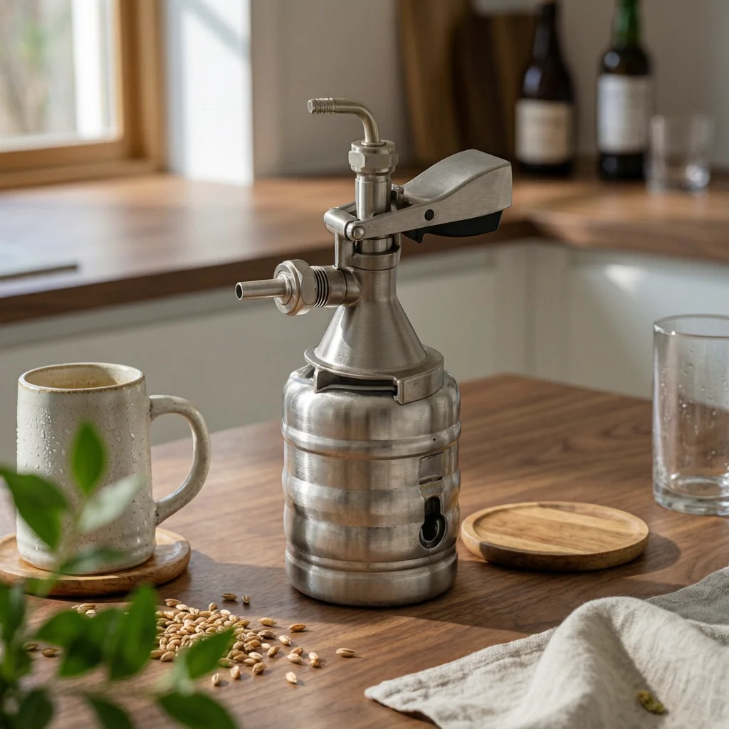 A-type Beer Splitter Leak-resistant Dual Hose Barb Upright Design Home Bar Connector for Home Dispensing and Draft Systems