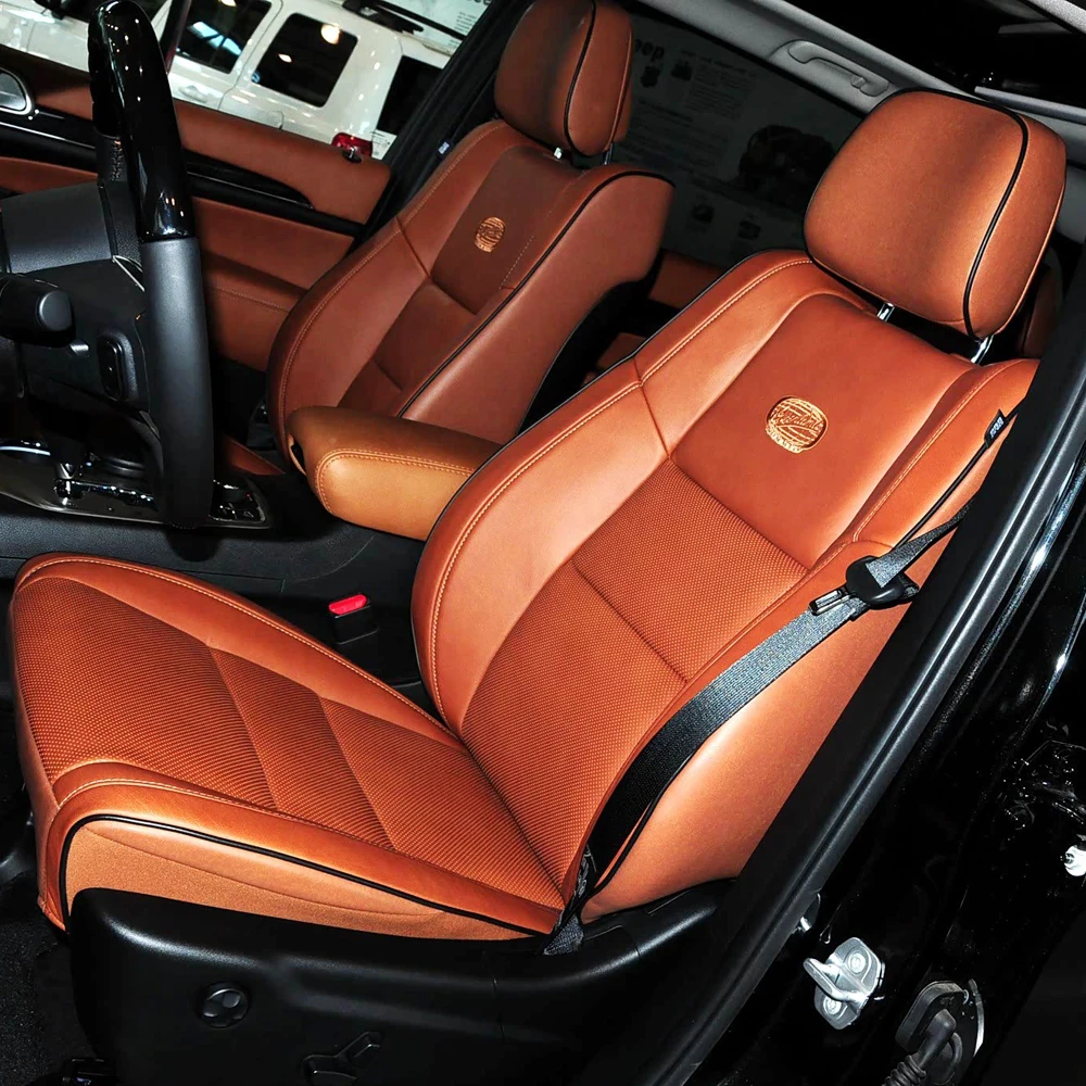 

Custom Car Cushions for Jeep Grand Cherokee 2011-2015 2016 2017 2018 2019-2021 Faux Leath Seat Covers Car Accessories 13PCS/Set
