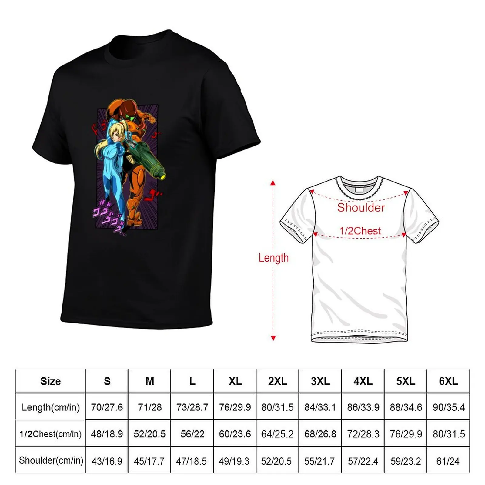 Samus T-Shirt korean fashion cheap stuff shirts graphic oversized t shirt mens clothing