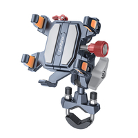 Universal Phone Holder for Motorcycle Accessories 2025 New High-Quality Alloy Shock Absorption Motorbike Navigation Holder