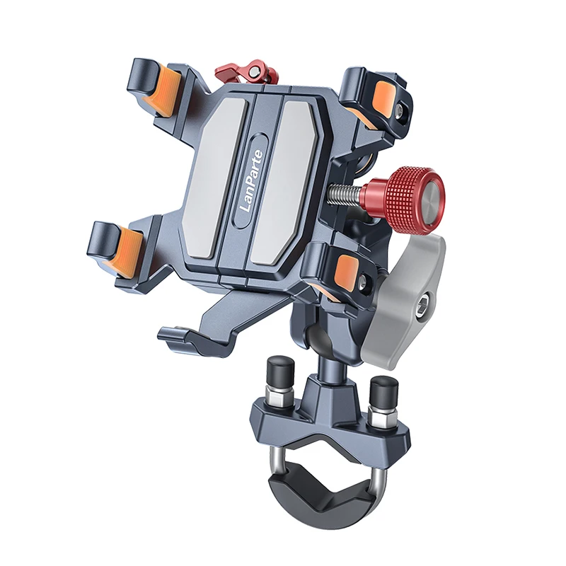 Universal Motorcycle Phone Holder  New Alloy Shockproof Navigation Mount Motorbike Accessories