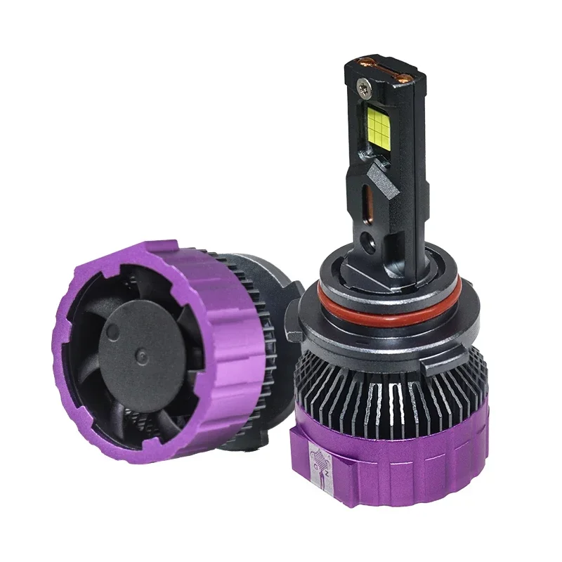 حار سيارة المصابيح الأمامية 200 واط 24000 مللي المصابيح الأمامية للسيارات H13 9004 H4 المصباح لمبة Led المصباح اكسسوارات السيارات #4