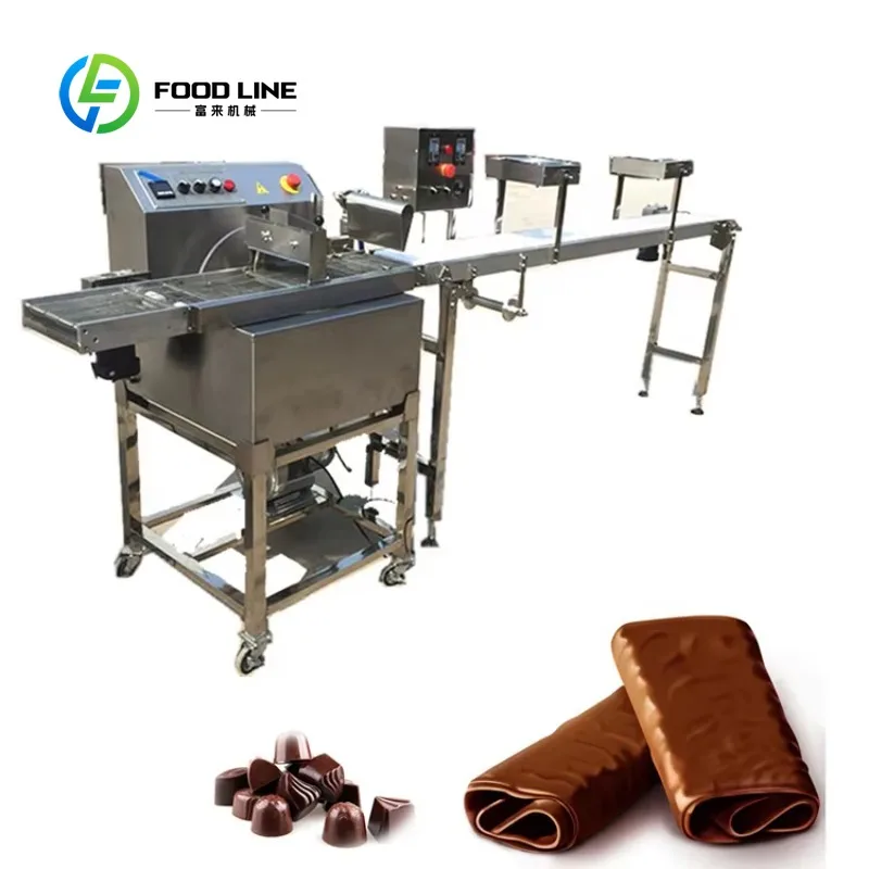 Customized size Chocolate Smear and Melt Mixer Conveyor Chocolate Temper Candy Cooling