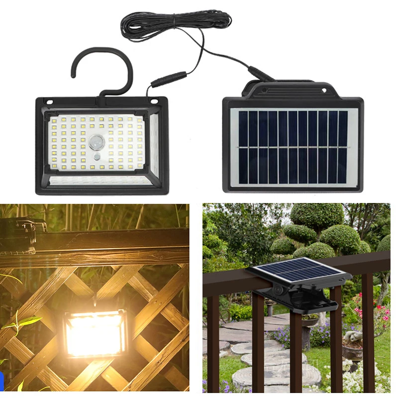 

Наружный датчик движения, солнечный светильник для забора, IP65, водонепроницаемый разъемный солнечный светильник для крыльца, охранный светильник для патио, двора, подъездной дороги