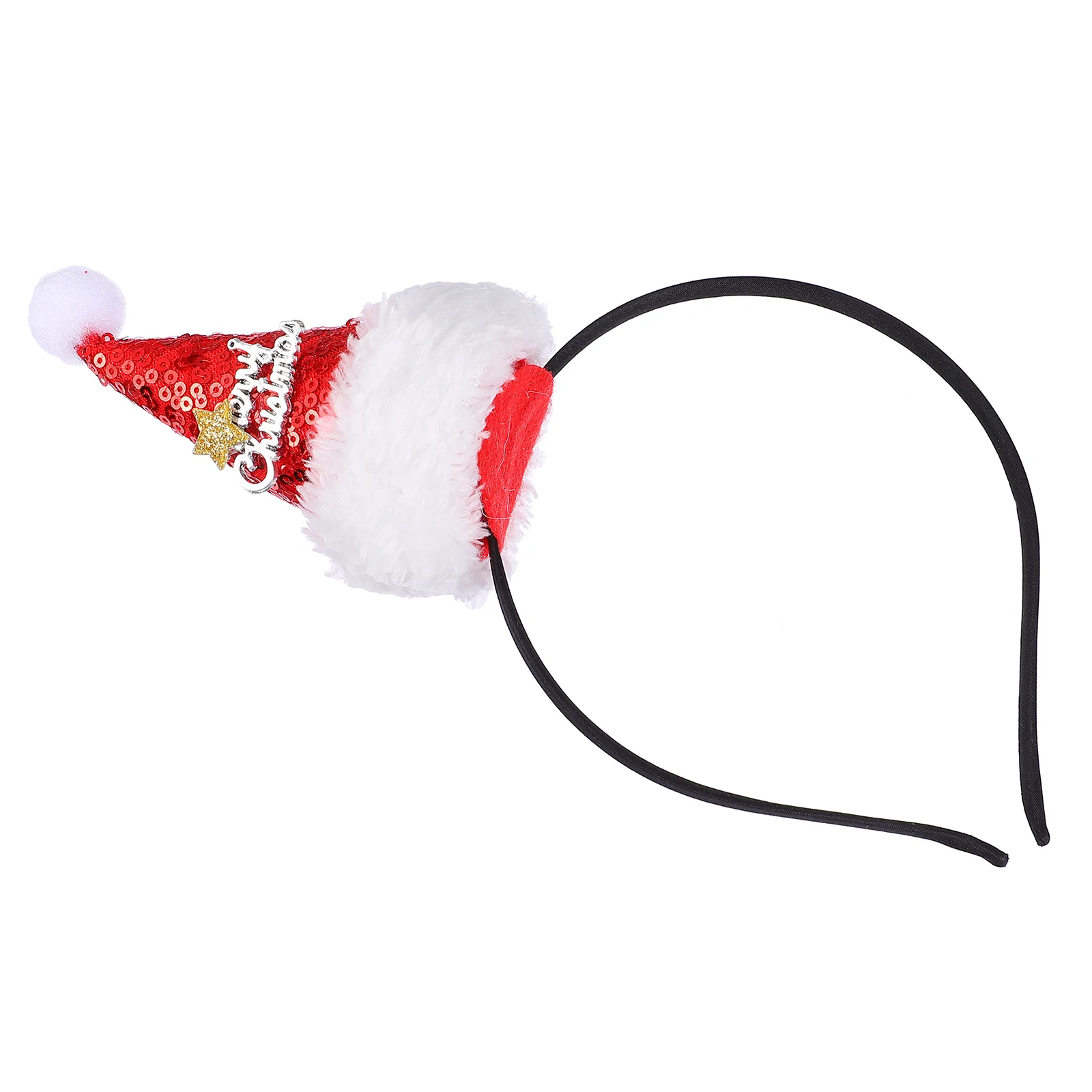 

Mini Christmas Hair Accessories Decoration Lovely Headbands Girl Xmas Props Miss Hats Ribbon