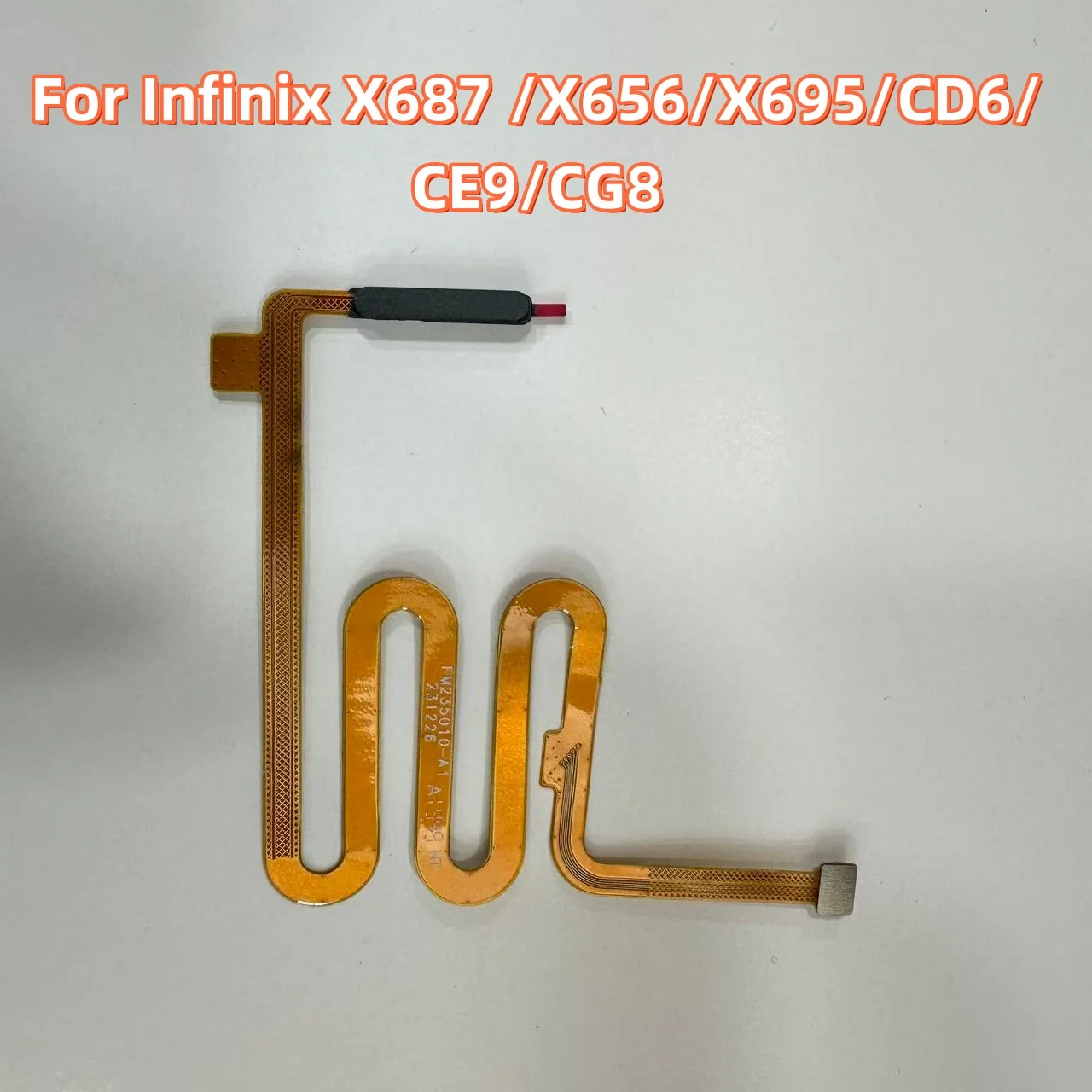 

Fingerprint For Infinix Note 7 10 Pro X695 Zero 8 X687 Camon 17 Pro CG8 17P CG7 Home Button Touch ID Sensor Connector Flex Cable