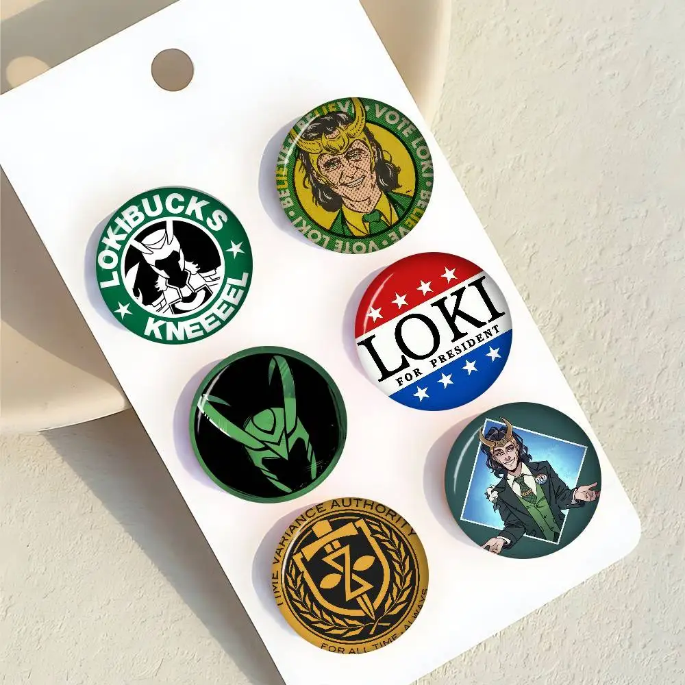 Anime Kreative Weiche Anstecknadeln aus Weißblech mit Tiermotiven, Broschen, Reversnadeln, Rucksack-Abzeichen, Accessoires, Pins, LOGO L-loki Fsor P-presidents