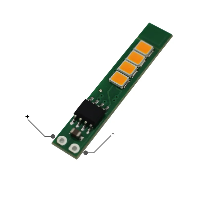 3 Stück/Set Simuliertes Kerzen-LED-Modul, Gelbes Flacker-/Atemlicht, 8 LEDs, 3-5V DC, Realistischer Kerzenlicht-Effekt – Detail 3