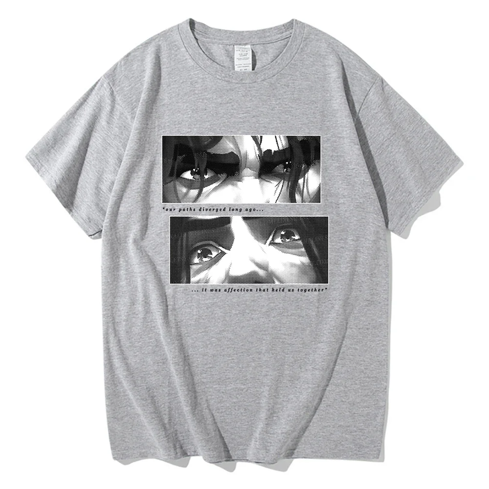 Jayce X فيكتور غامض التي شيرت خمر أنيمي المرأة Harajuku قصيرة الأكمام عادية المرأة التي شيرت الملابس الشارع الملابس الجمالية #1