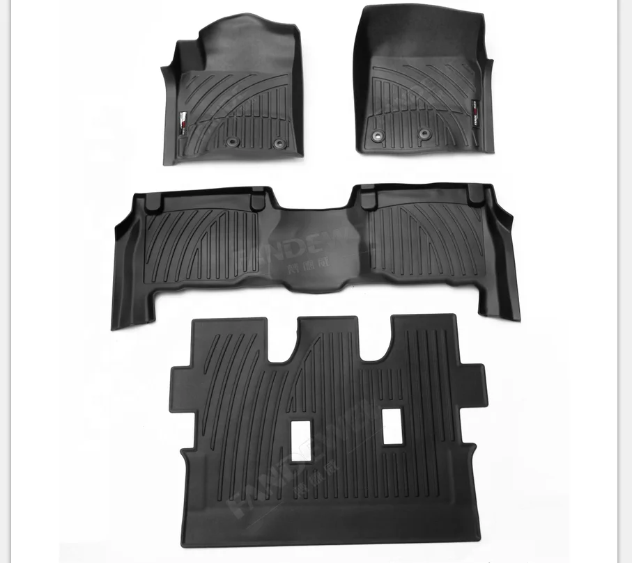 

TPV Material All Weather 3D Car Floor Mat Waterproof and Durable Car Mats Auto Parts for Toyota Landcruiser Use