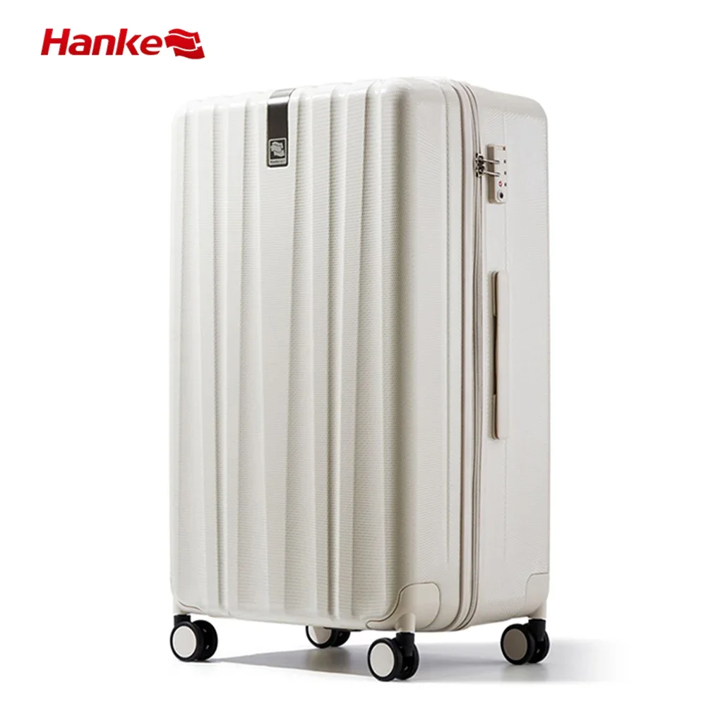 Hanke Custom Suitcase Luggage Plus Size Travel Trolley Bag Aluminum Trolley Bags Maletas Luggage Set