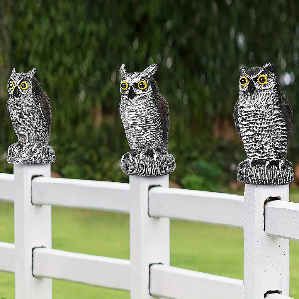 

Lifelike Owl Decoration For Pastoral Garden Drive Away Unwanted Guests And Special Shape