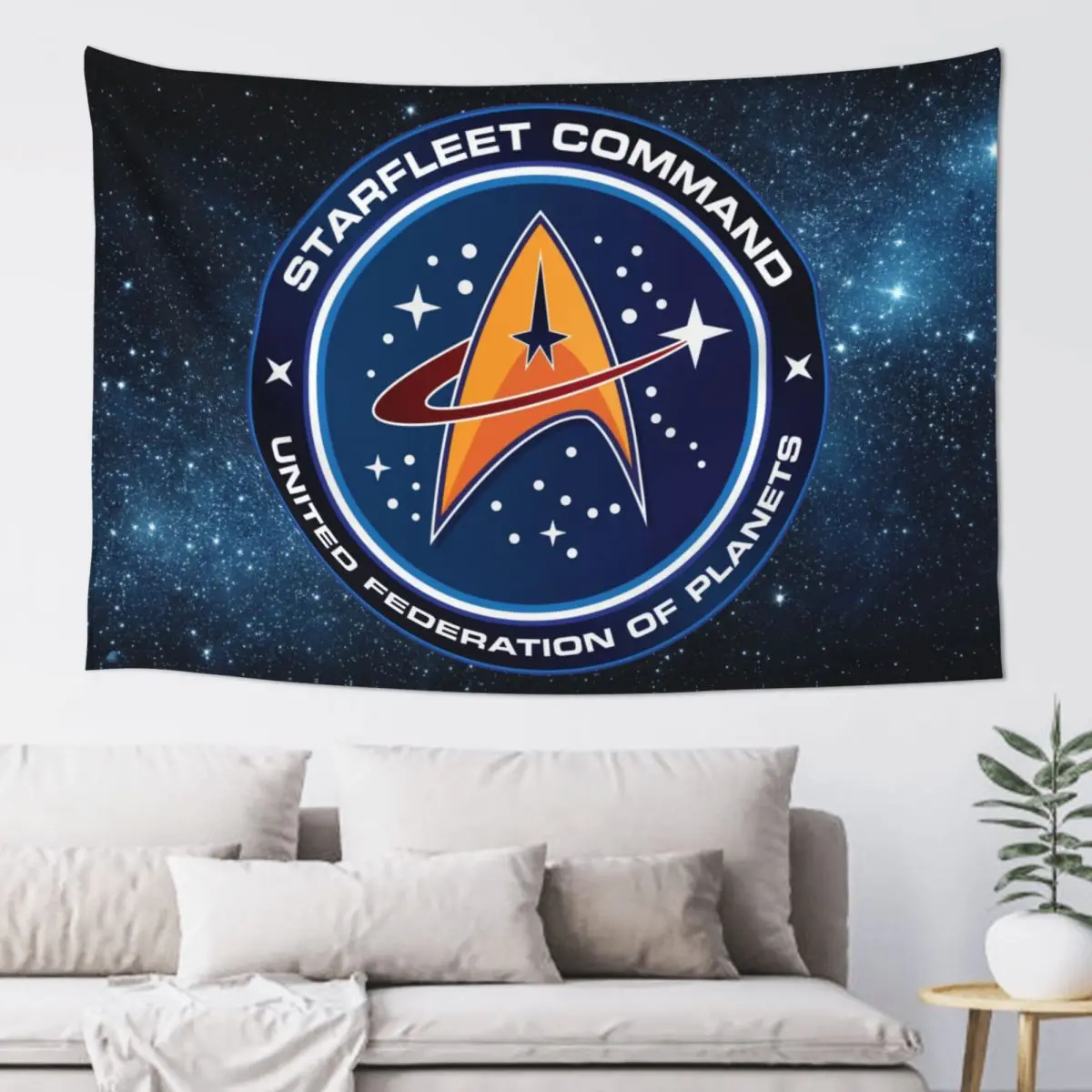 

Star Treks Starfleet Tapestry Wall Hanging Hippie Fabric Tapestries INS Wall Blanket Dorm Decor Tapiz