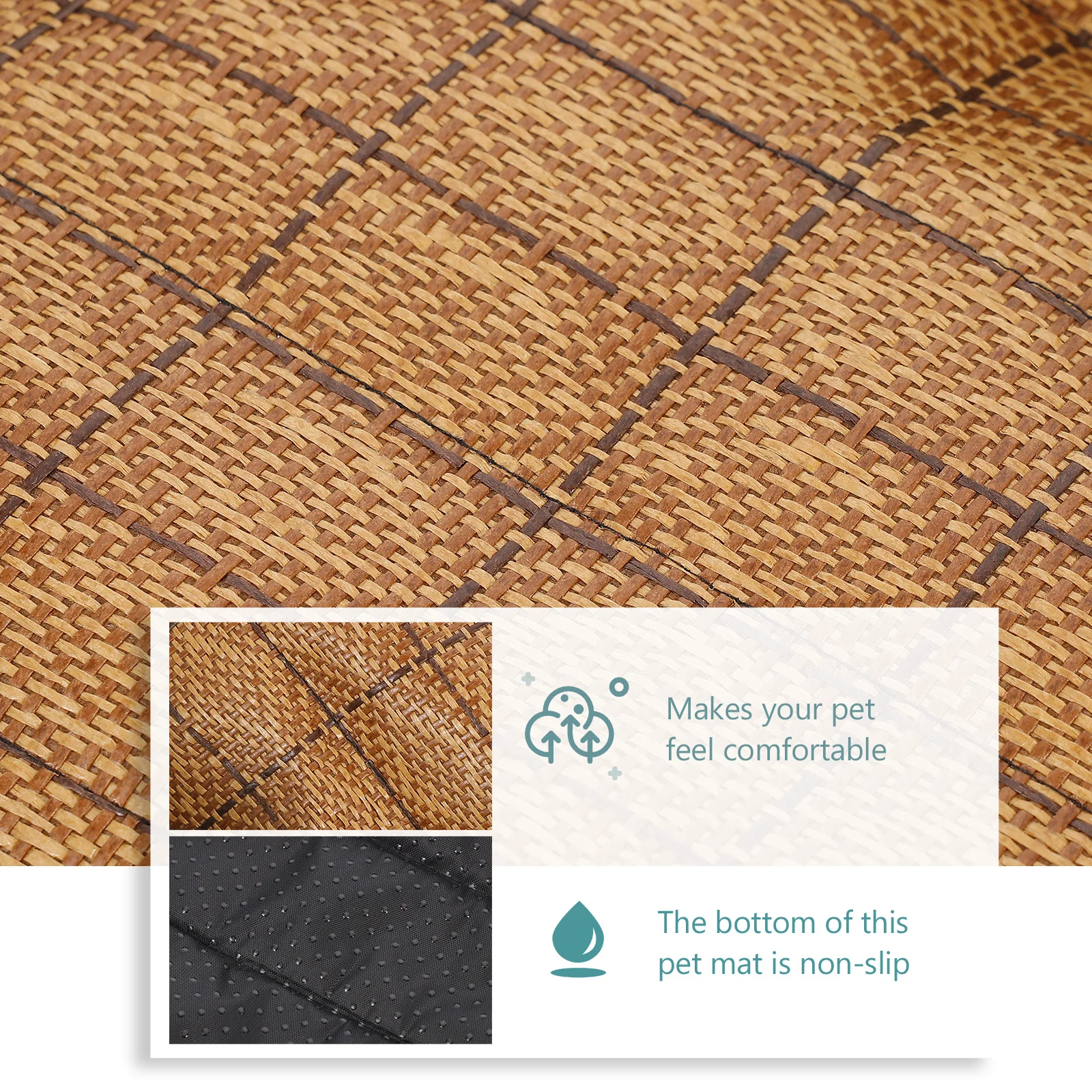 

Universal Pet Sleeping Mat Thickened Round Cushion Non-Slip Breathable Dog Cat Rest Pad Portable Cushion Dog Sleeping Mat