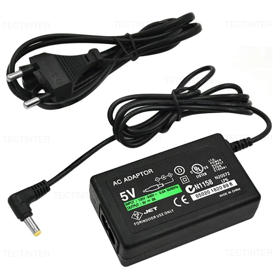 Prise ue US pour PSP 1000 2000 3000, adaptateur secteur, chargeur mural, cordon d'alimentation pour Sony PSP PlayStation 1000, accessoires