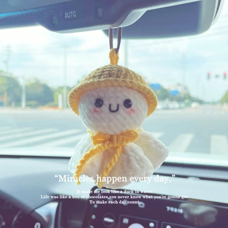 

Синяя силиконовая Пряжка, кукла на солнечный день, подвеска для автомобиля, аксессуары для интерьера автомобиля, милая