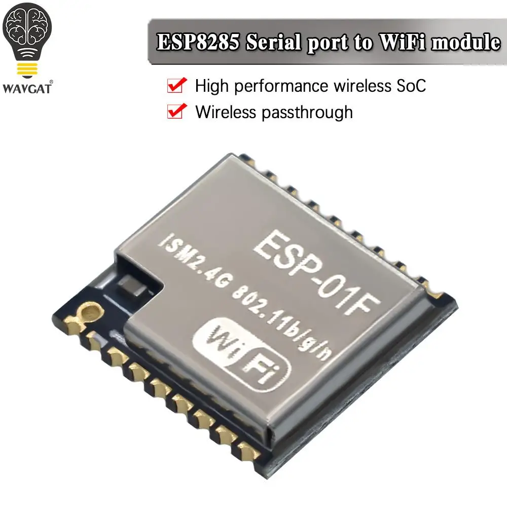 ESP-01F ESP8285 Serial Port WIFI Wireless Module 8Mbit with Antenna IOT ESP 01F