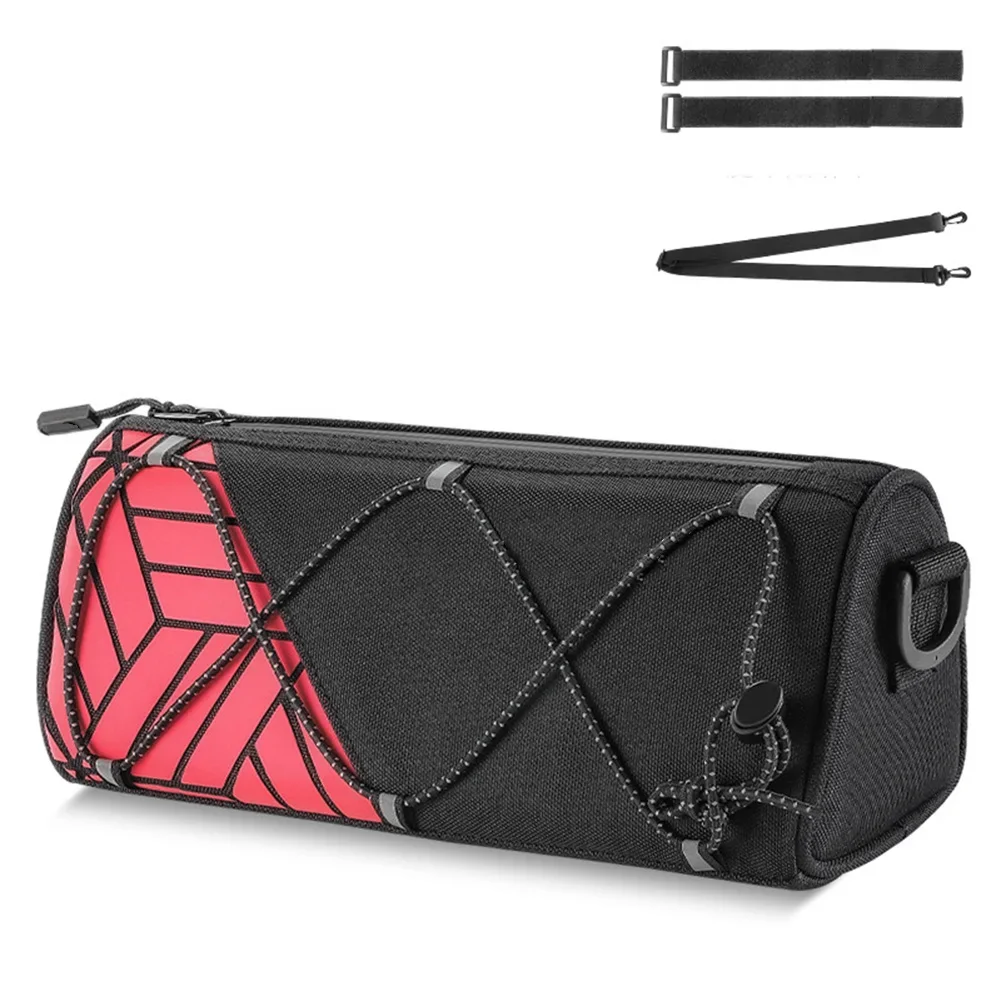 

Electric Bicycle Ebike Front Bag Bicycle Bag Handlebar Bag Road Front Bag 1.3L Waterproof Portable Reflective Equipped