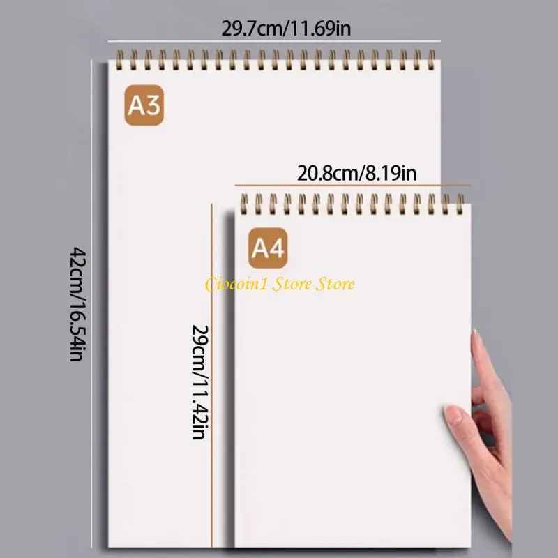 A3PC Drawing Notebook Kids Students For Art Students Spirals