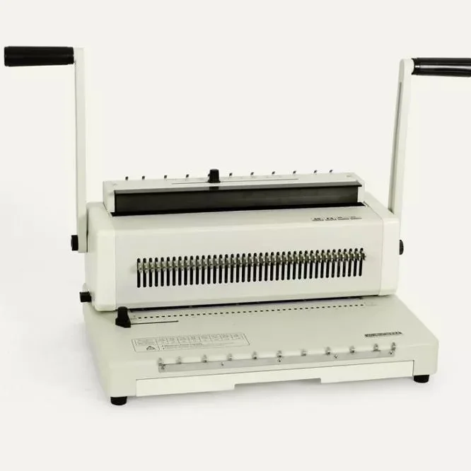 

(W25A)Double wire binding machine used for notebook and calendar