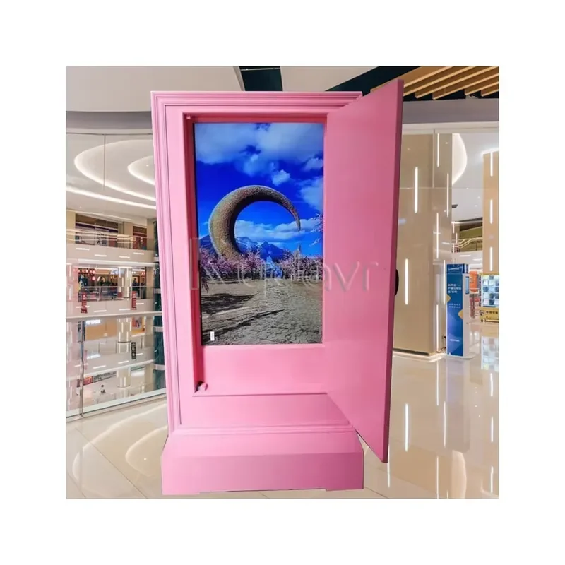 Creative LED Display Door Prop for Indoor Outdoor Stage Photography Background Entertainment Happy Hour Decoration Any Door