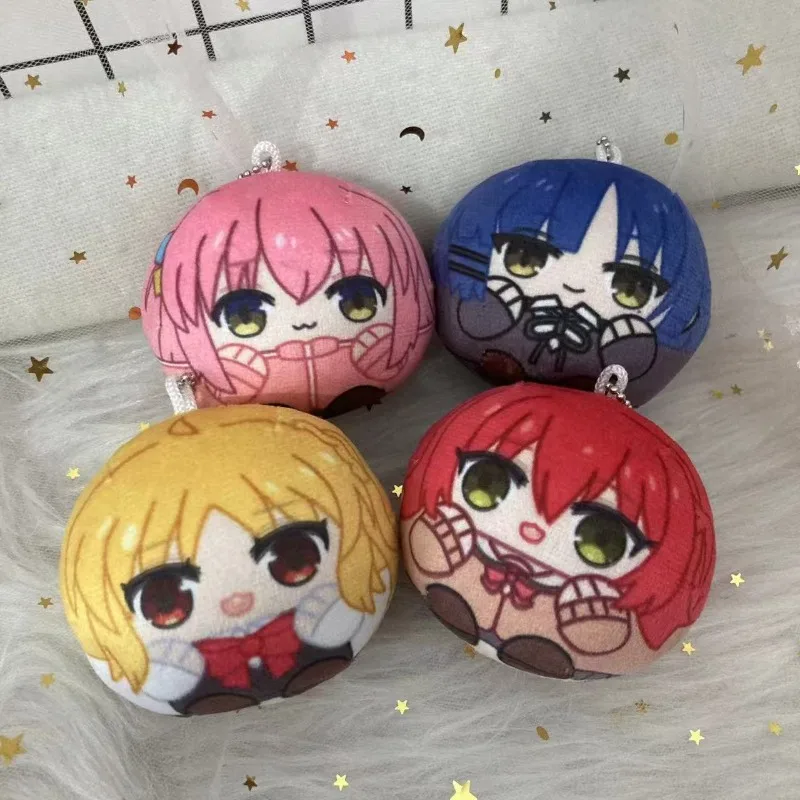 BOCCHI THE ROCK! Nijika Ijichi Bocchi Puppen-Schlüsselanhänger, Hochwertiger Druck mit Sekundär-Animationsmotiven, Anhänger für Schüler, Auto und Schultasche – Detail 2