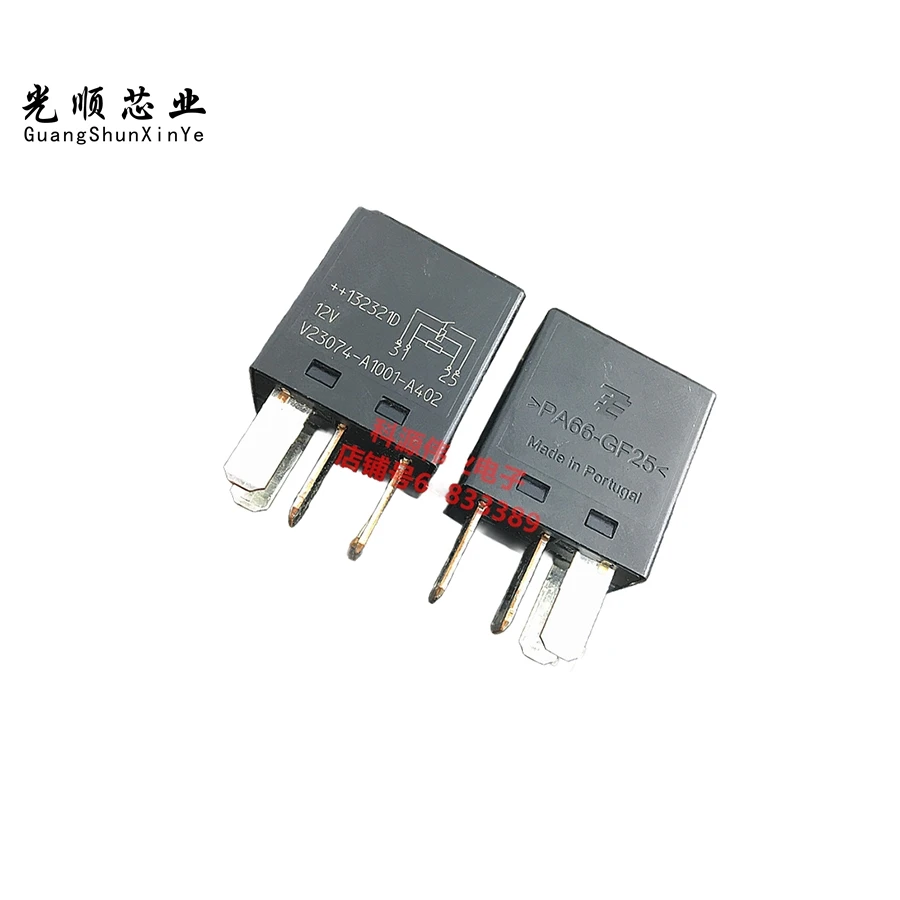 v23074-a1001-a402-12v-4pinos-pa66-gf25-614