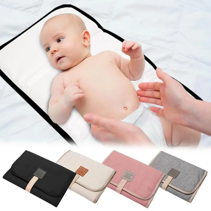 Foldable Baby Diaper Change Pad Waterproof Newborns Diaper Pad Portable Toddler Changing Table Durable Oxford Baby Diaper Sheet