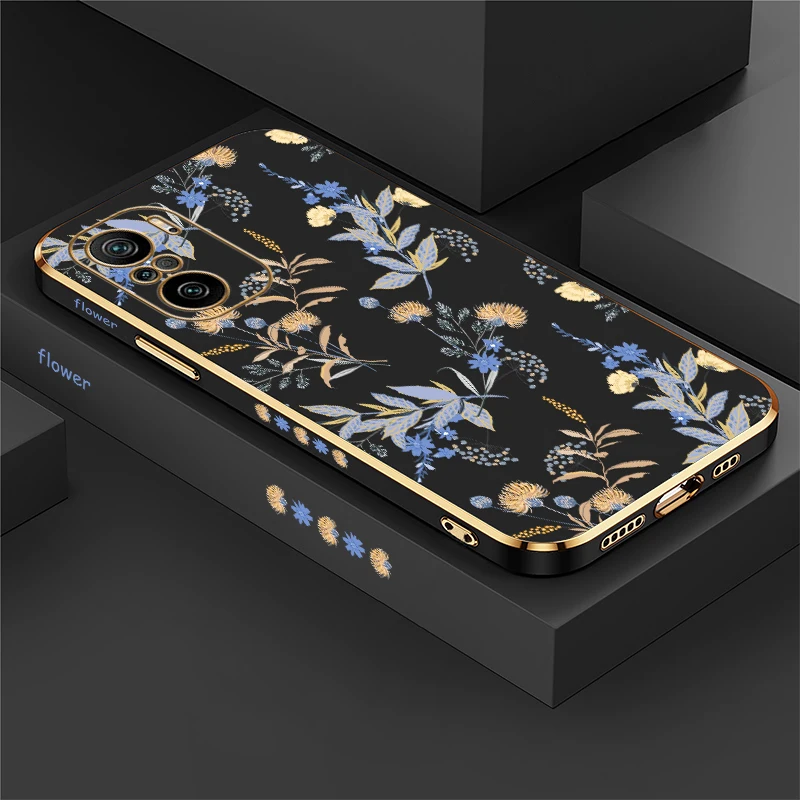 Мягкий силиконовый чехол для Xiaomi Redmi K60 K50 K30i K30 Extreme K20 Pro Permium K30S Ultra K40 Pro Plus, противоударный чехол с листьями