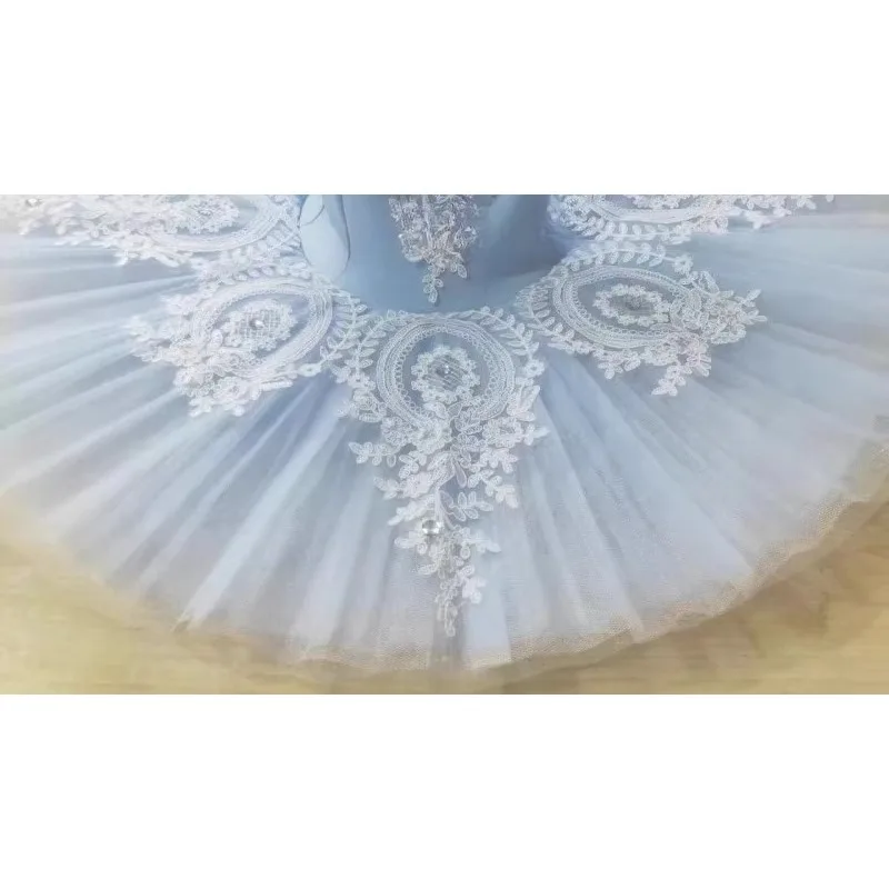 Vestidos de balé para meninas, fantasia profissional de performance tutu de balé infantil para meninas, saia de véu inchado, traje de palco